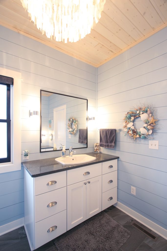 Antique Farmhouse Meets Lake Cottage Lighthouse Construction