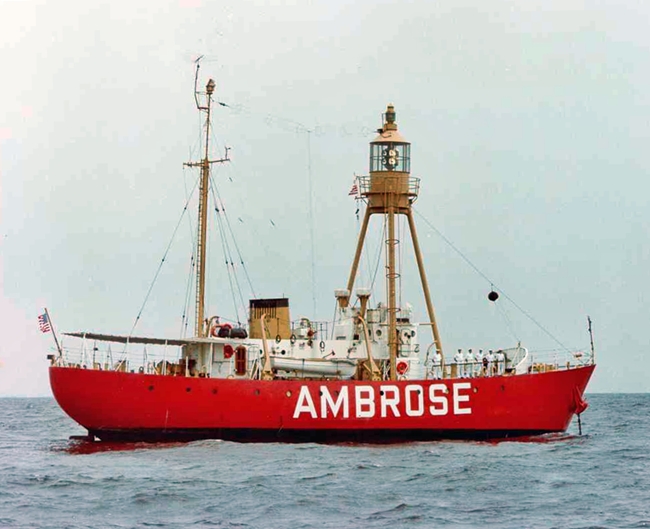 Lightship Nantucket II WLV 613 Lighthouse, Massachusetts at