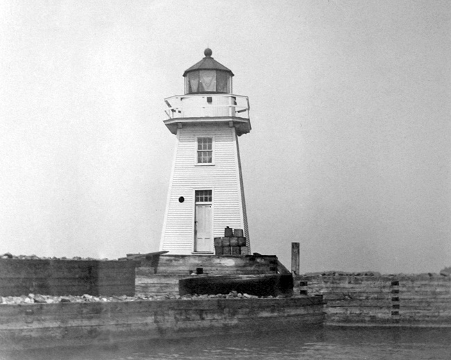 Burlington Breakwater South Lighthouse, Vermont at