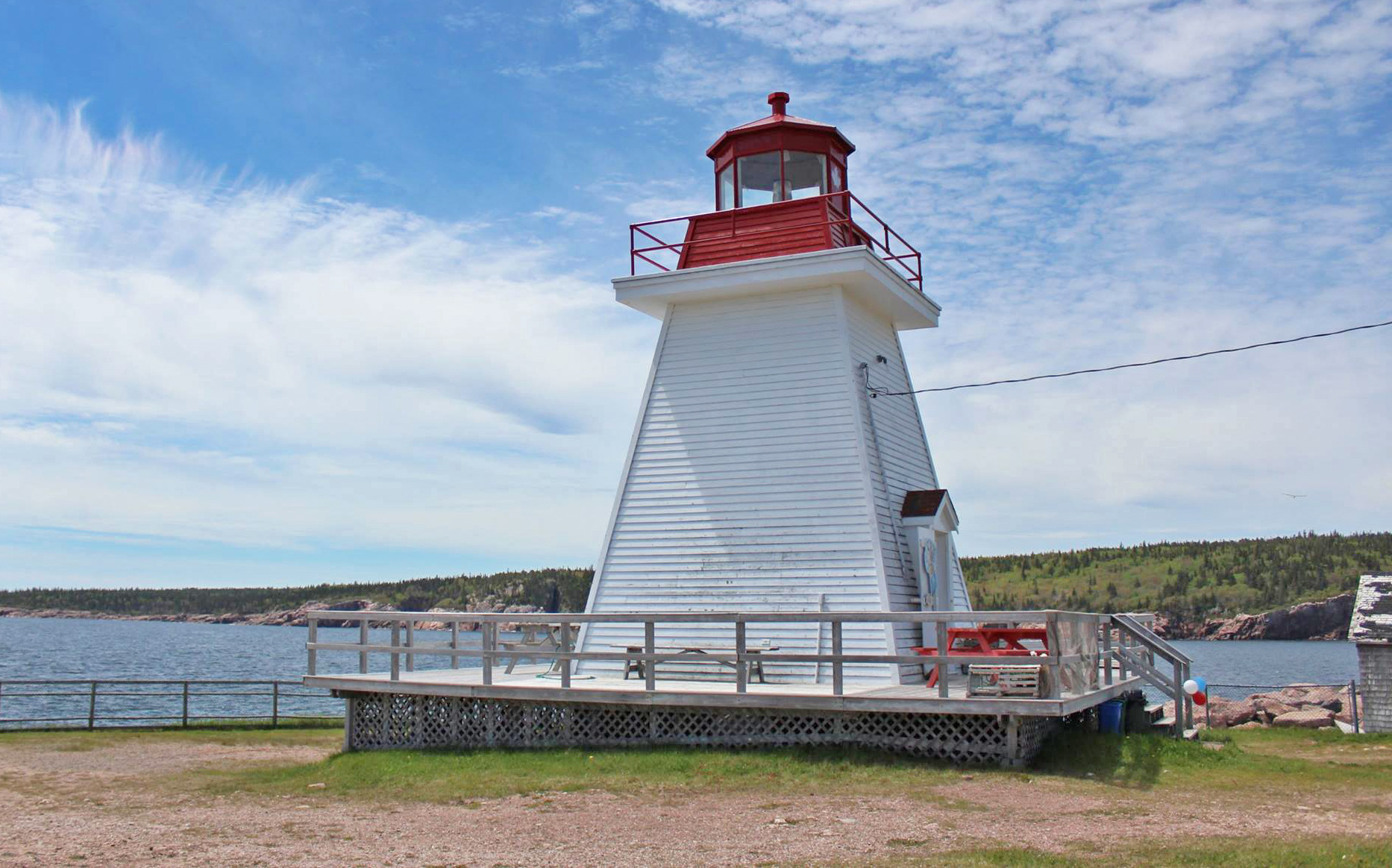 Neils' Harbour Lighthouse, Nova Scotia Canada at