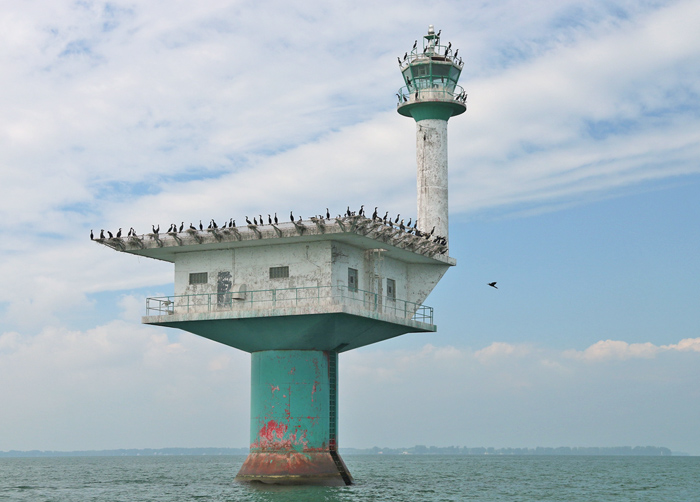 Pelee Passage New Lighthouse, Ontario Canada at