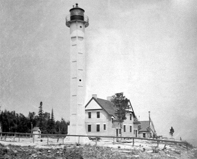 St. Martin Island Lighthouse, Michigan at