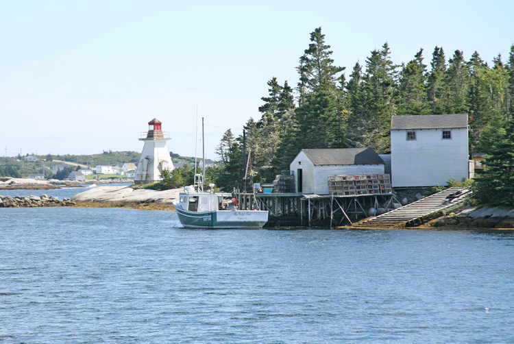 Indian Harbour (Paddy's Head) Lighthouse, Nova Scotia Canada at