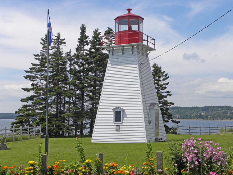 Jerome Point Lighthouse, Nova Scotia Canada at