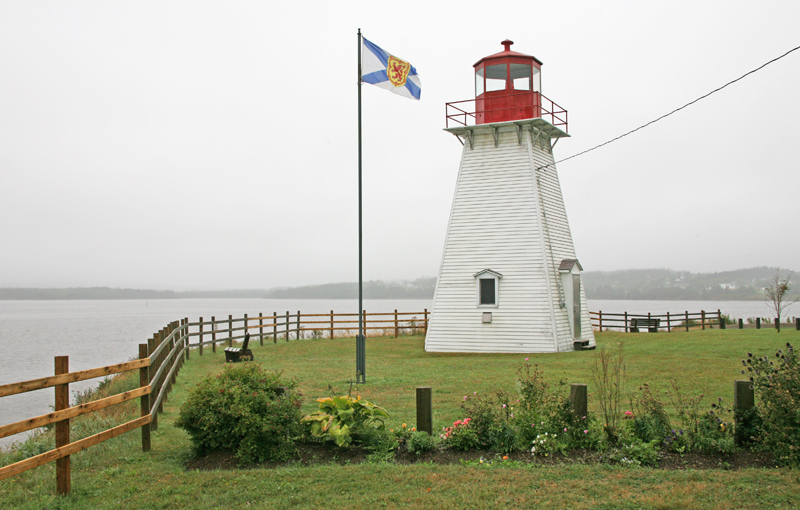 Jerome Point Lighthouse, Nova Scotia Canada at