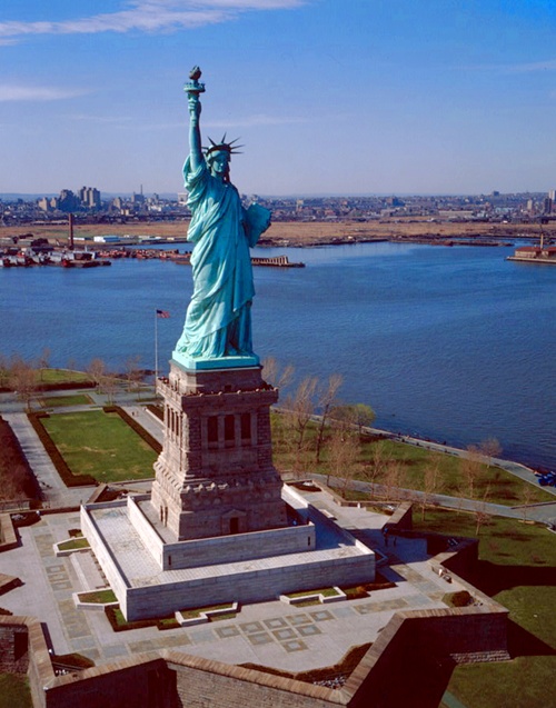 Statue of Liberty Lighthouse, New York at