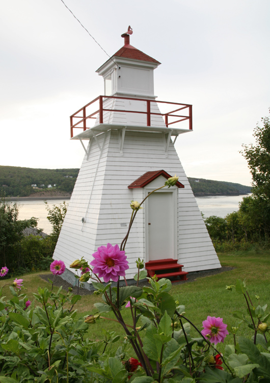 Victoria Beach Lighthouse, Nova Scotia Canada at