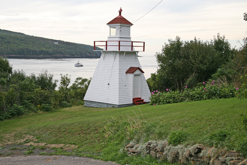 Victoria Beach Lighthouse, Nova Scotia Canada at