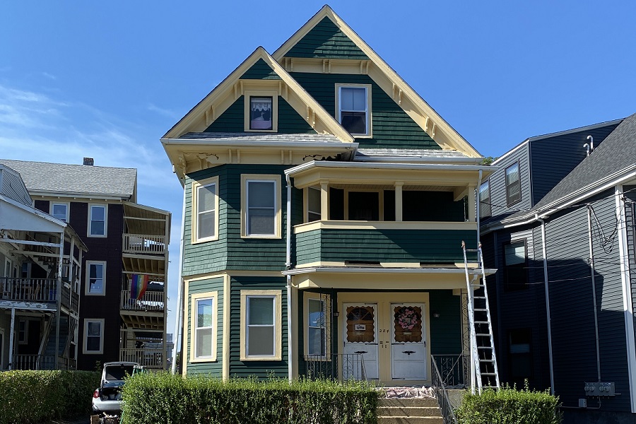 Classic MultiStory Family Home Exterior Painting Job Lighthouse Painting