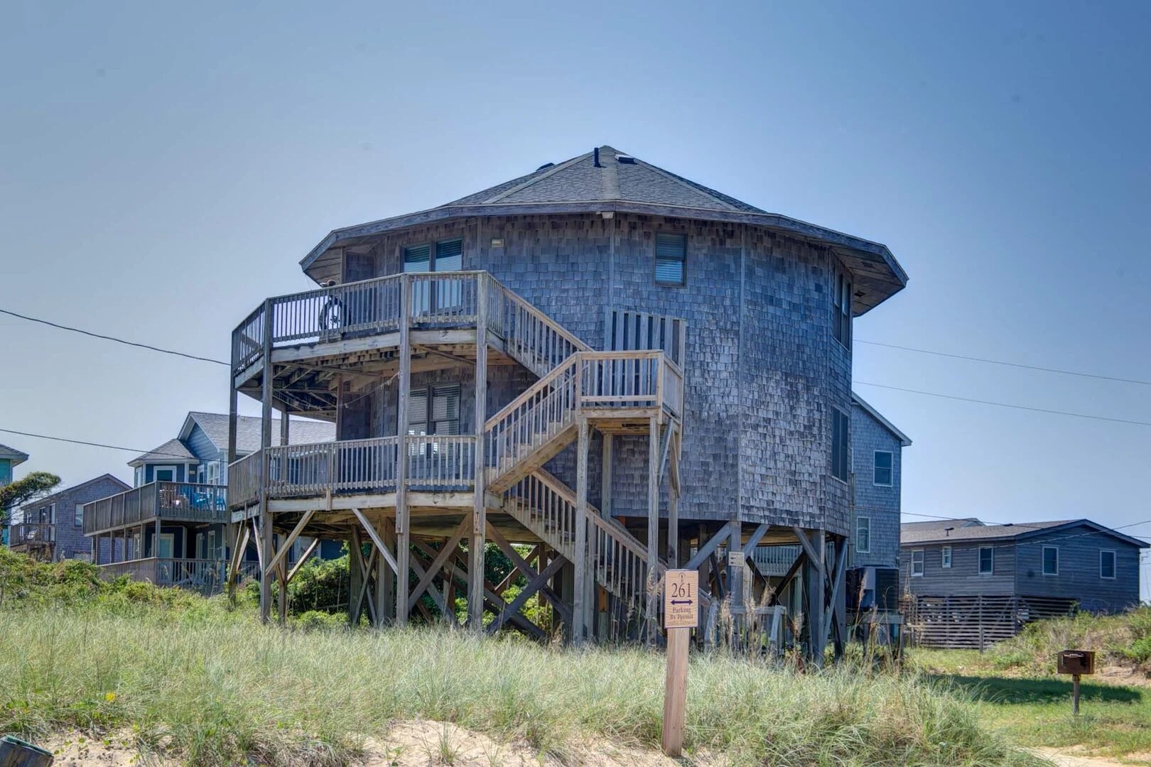 Stay at Point Break Rentals in Hatteras North Carolina Lighthouse View