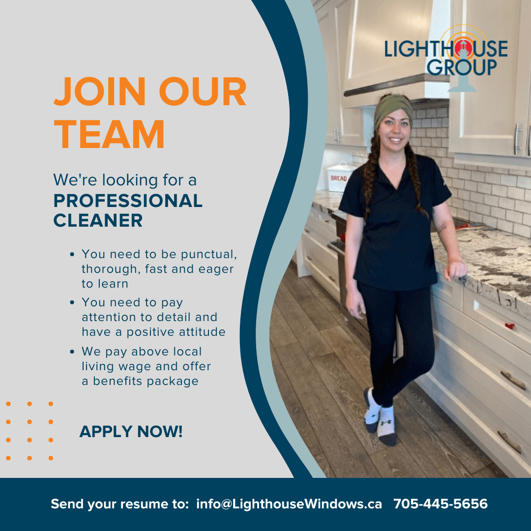 We're Hiring Cleaning Personnel Lighthouse Windows and Cleaning Services