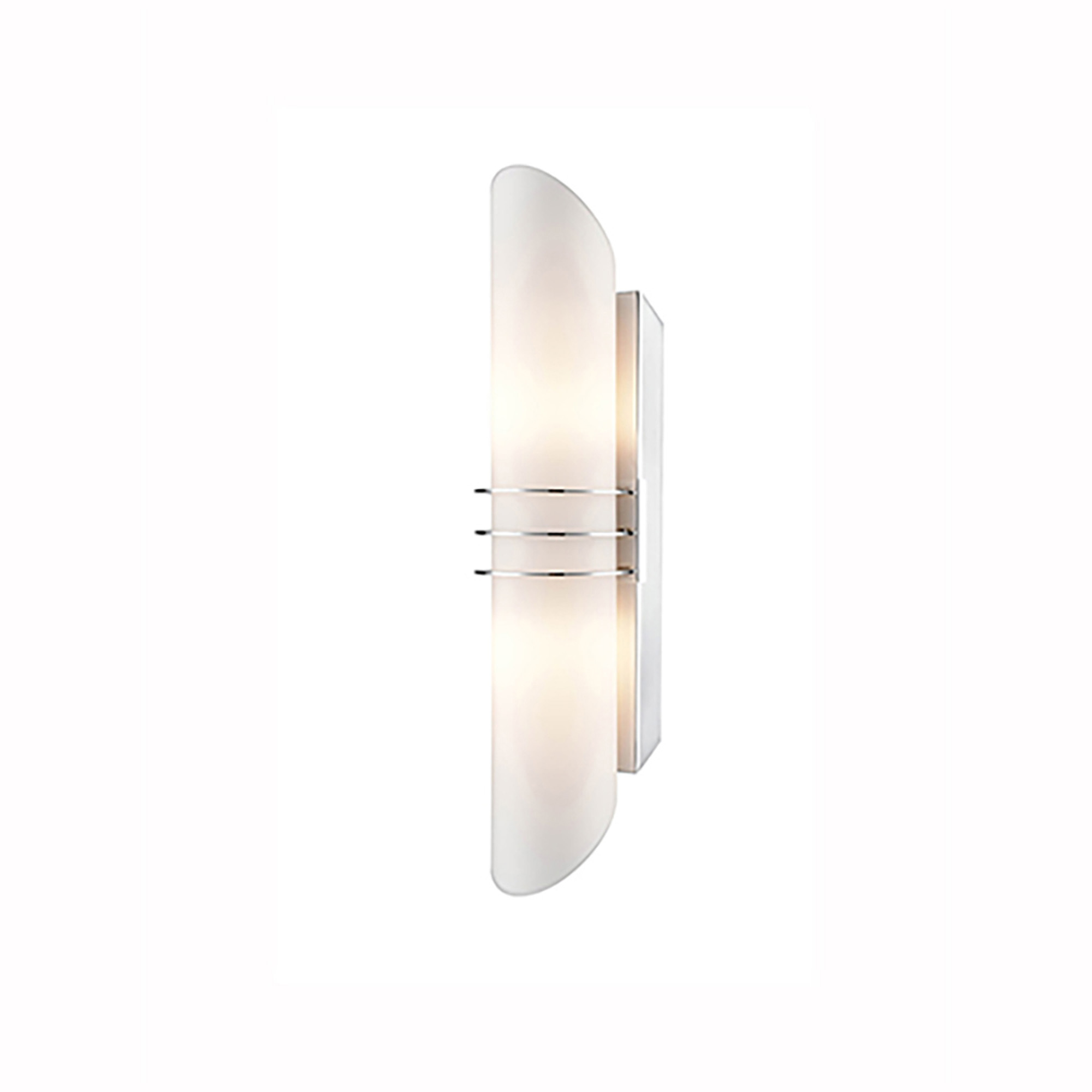 Art Deco IP44 Wall Light, Chrome / LBF003341BW Lighting Bug Swindon
