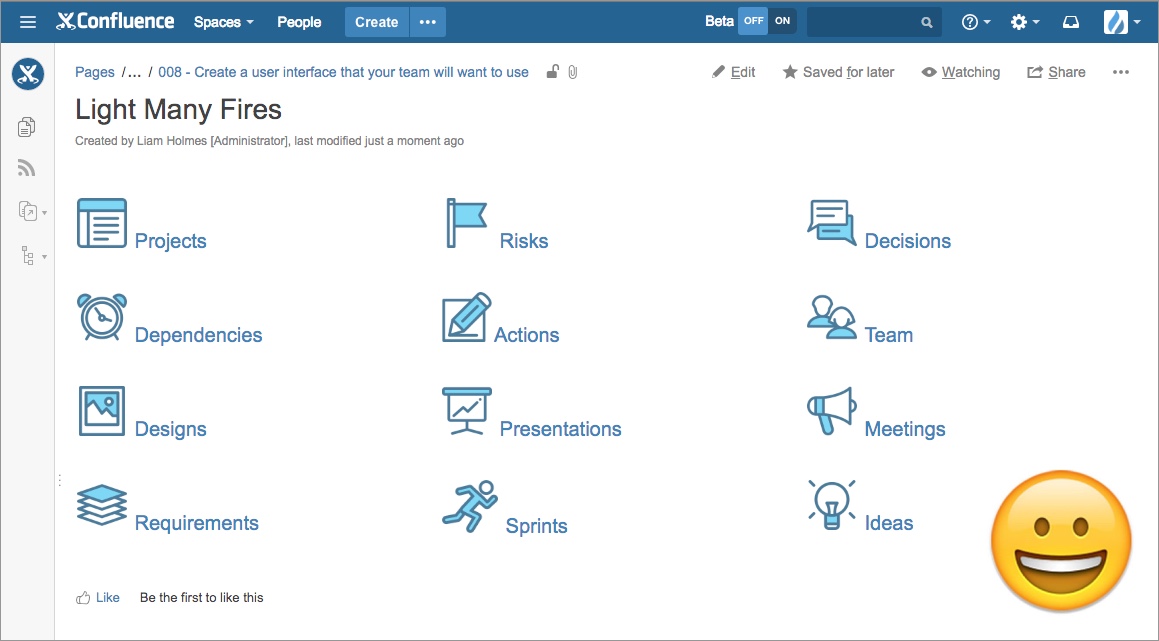 Create a kick ass Confluence user interface your team will want to use