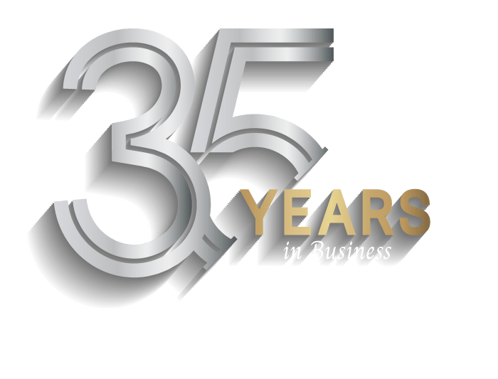 35YearsEmblem Lightning Express