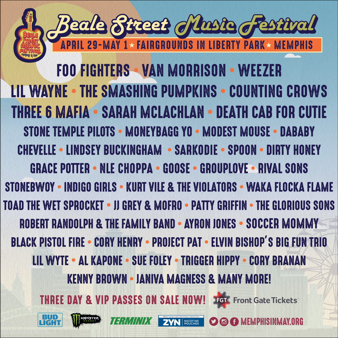 List Of Memphis Festivals 2023 Beale Street Music Festival Lineup 2022 – Lightning 100