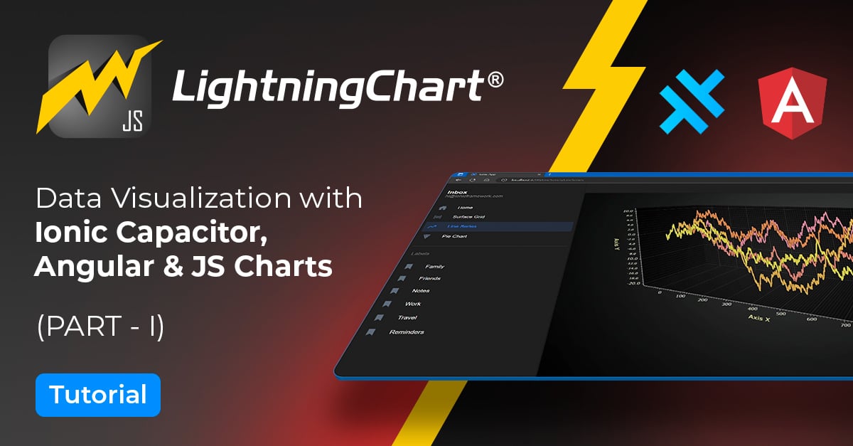 Ionic Capacitor Charting App with Angular & JS Charts