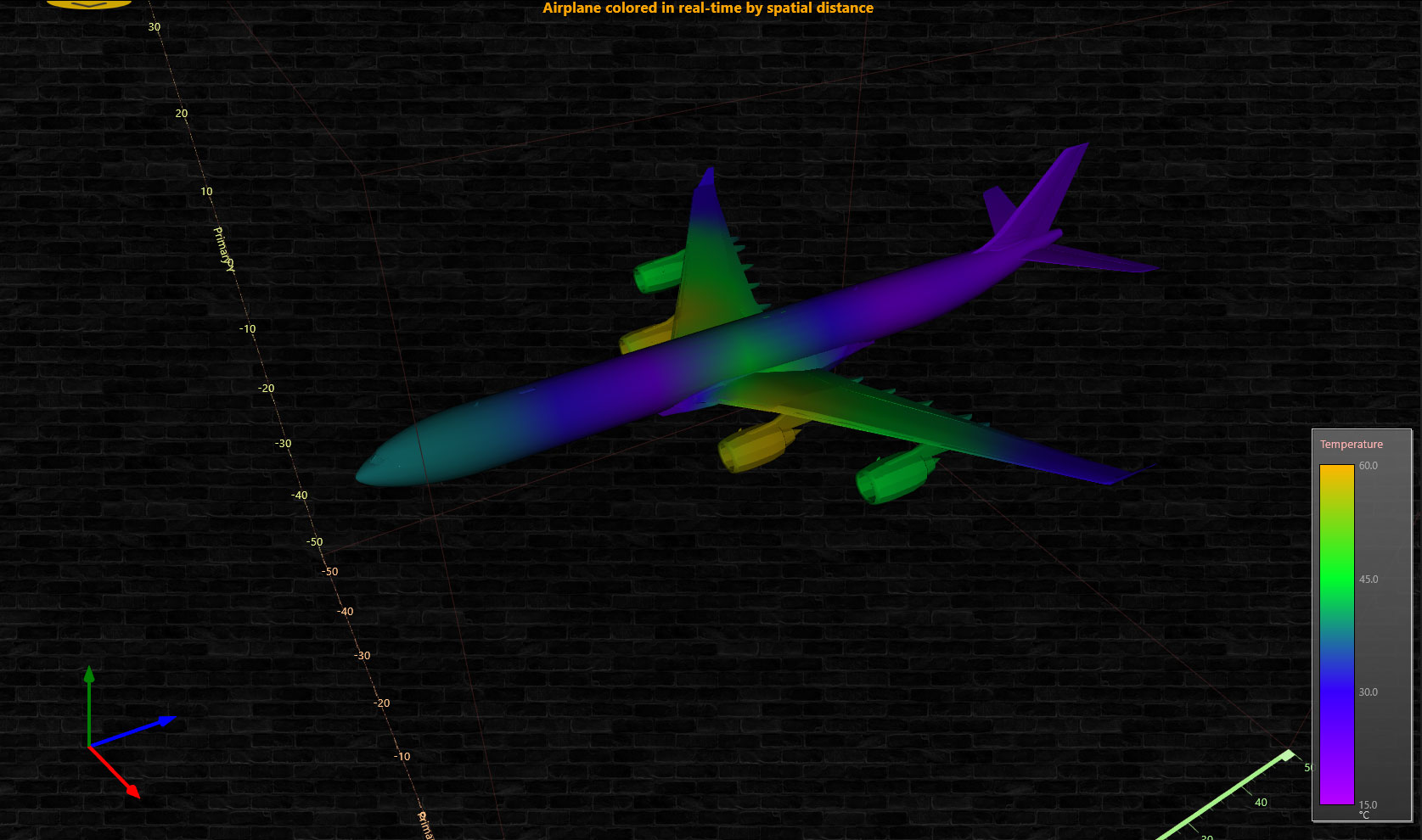 WPF aviation chart application using a 3D Mesh model