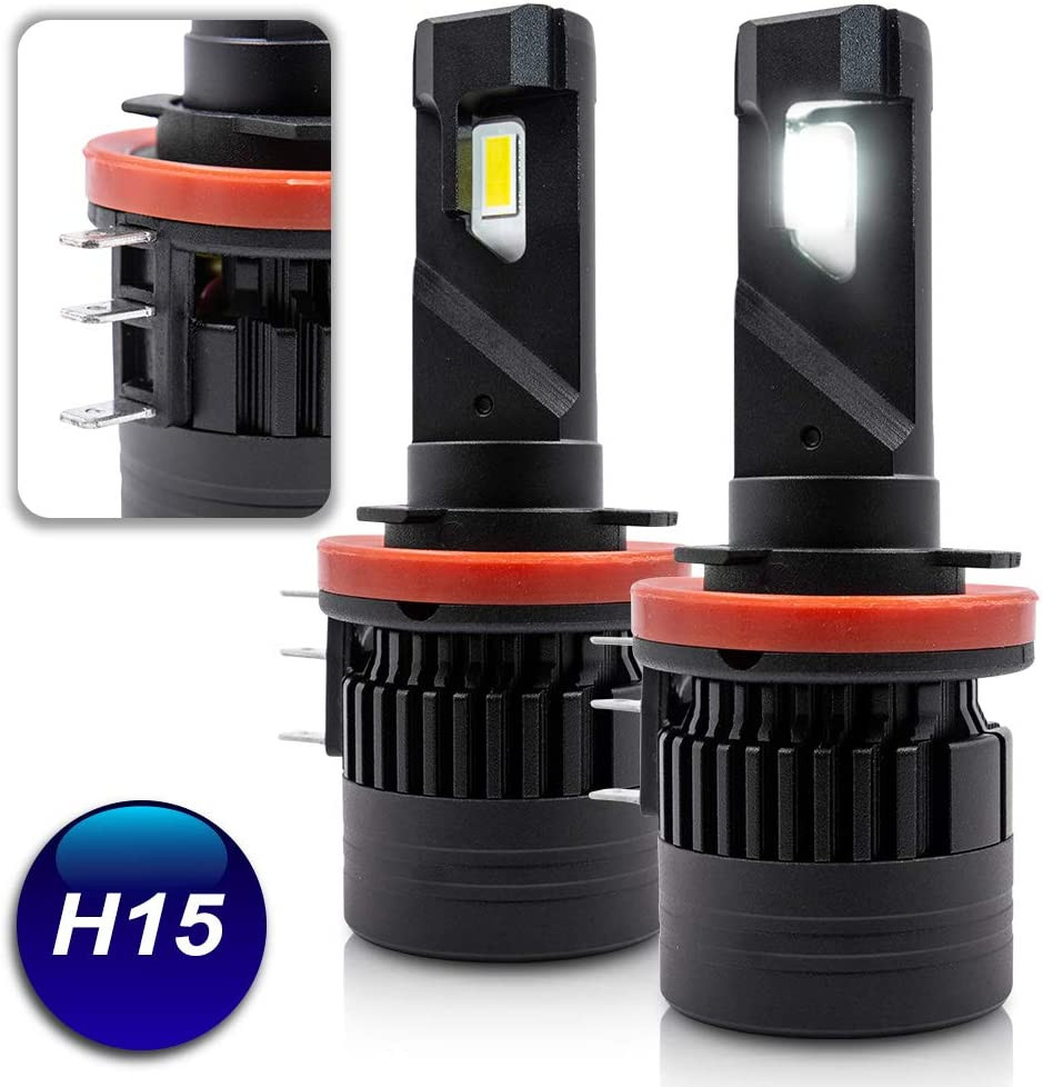 NJSBYL H15 Bright White LED Headlight Bulbs Color Temperature & Specs