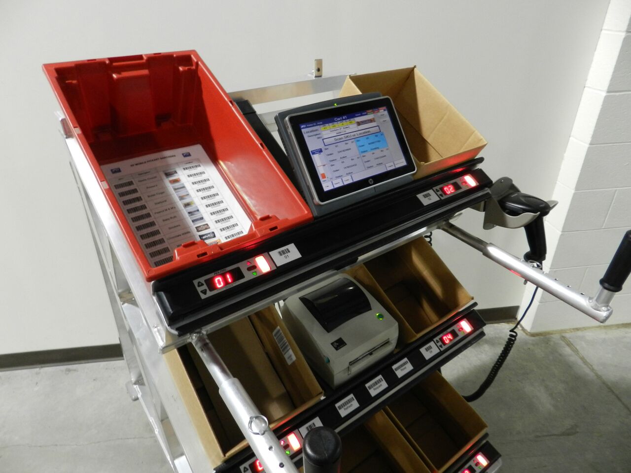 Mobile Picking Carts That Support Simultaneous Wave, Batch Picking of Multiple Orders at ProMat