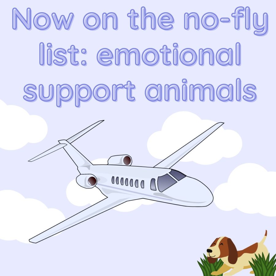 Now on the nofly list Emotional support animals The Lightning Strike