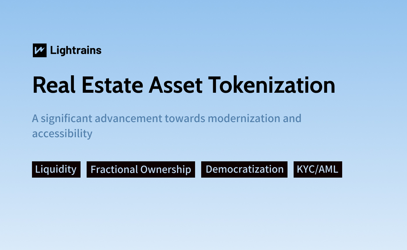 Real Estate Asset Tokenization Development and Consulting MVP and