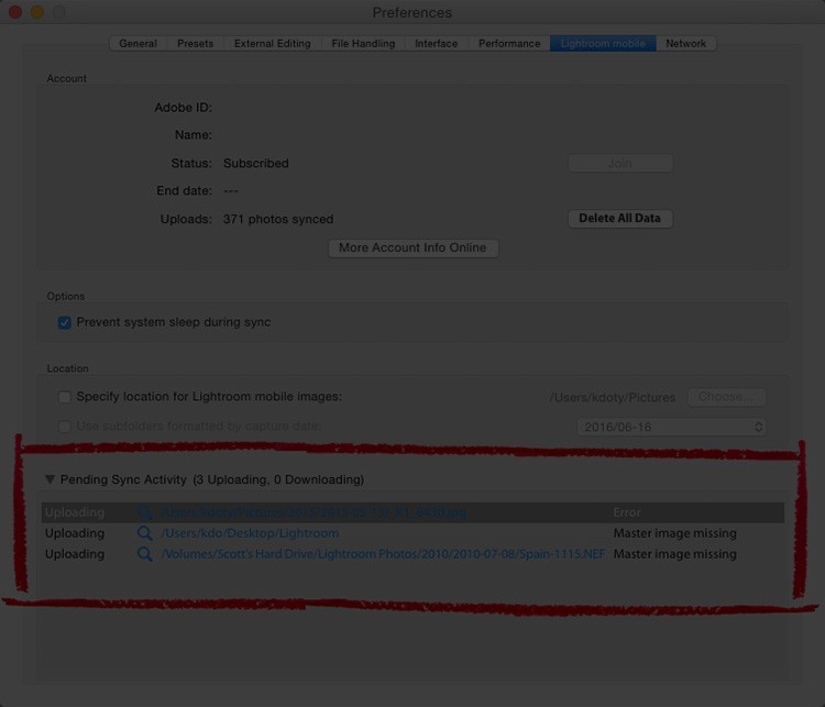 How to Find Any Images That Aren't Properly Syncing To Lightroom Mobile
