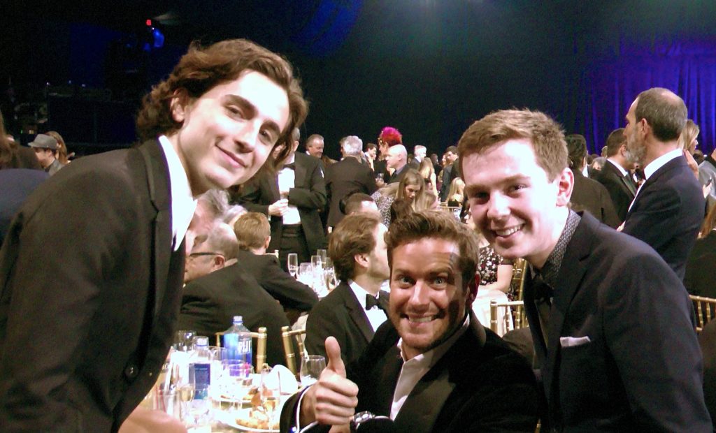 Timothee Chalamet & Armie Hammer Lights Camera Jackson