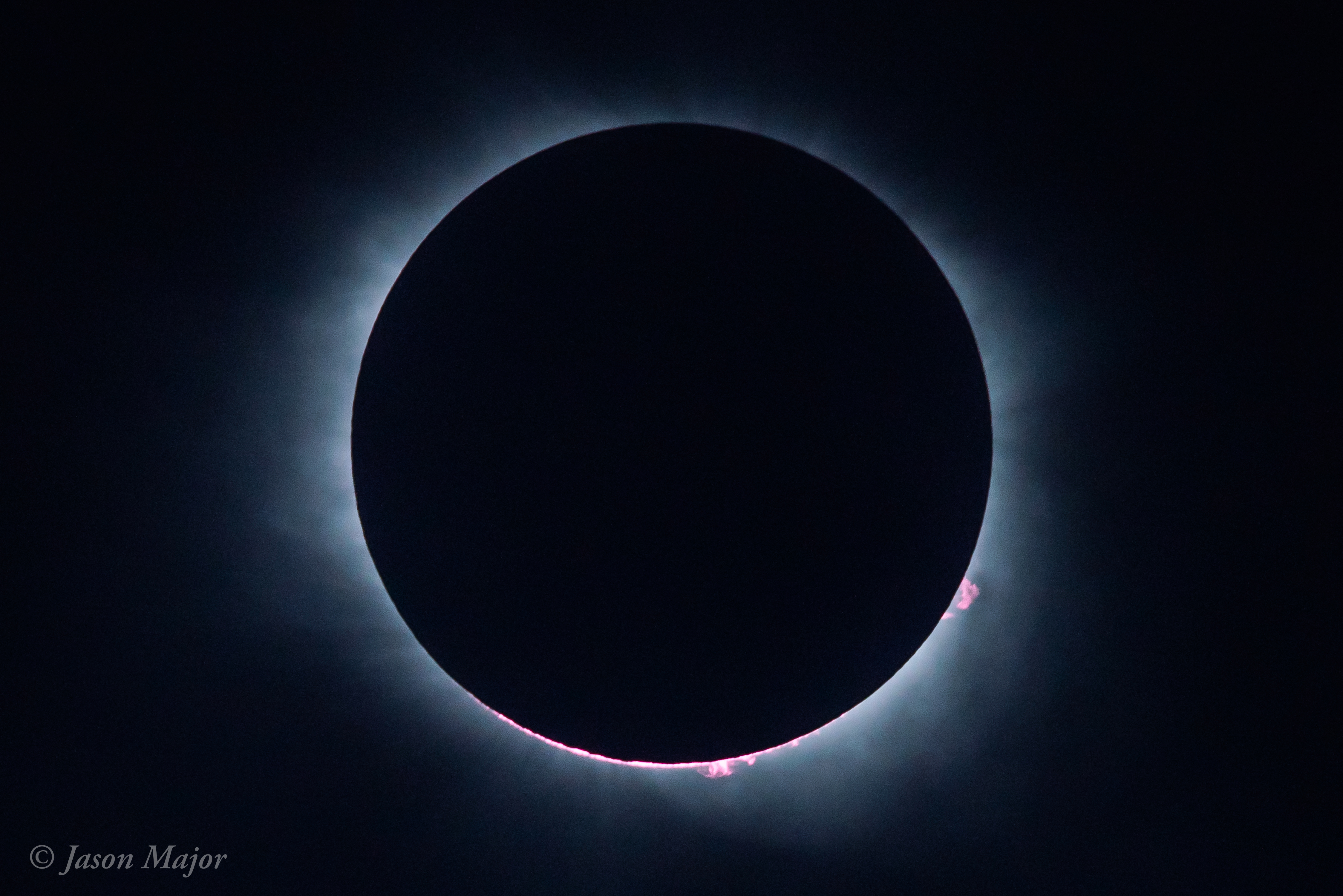 Black Hole Sun Photos of a Total Solar Eclipse Lights in the Dark