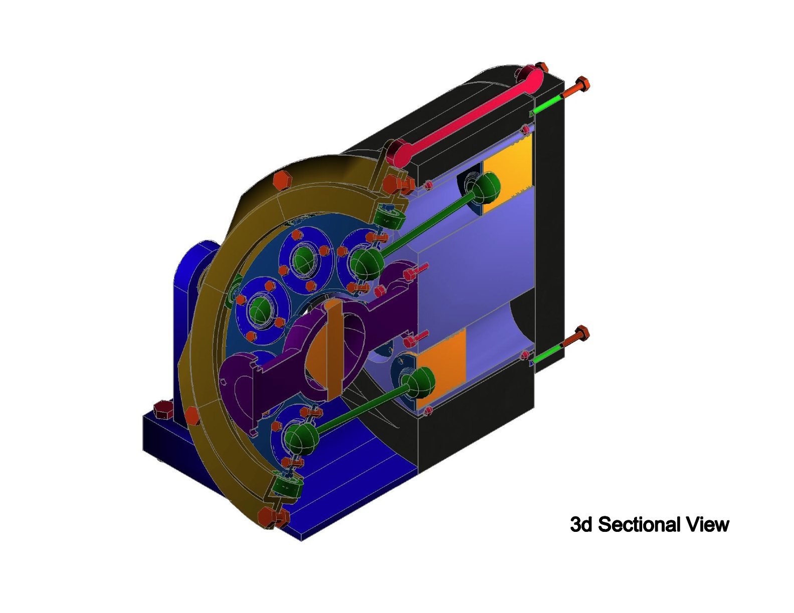 Hydraulic Pump-Rendered Section | Eschenbach Construction | Michael