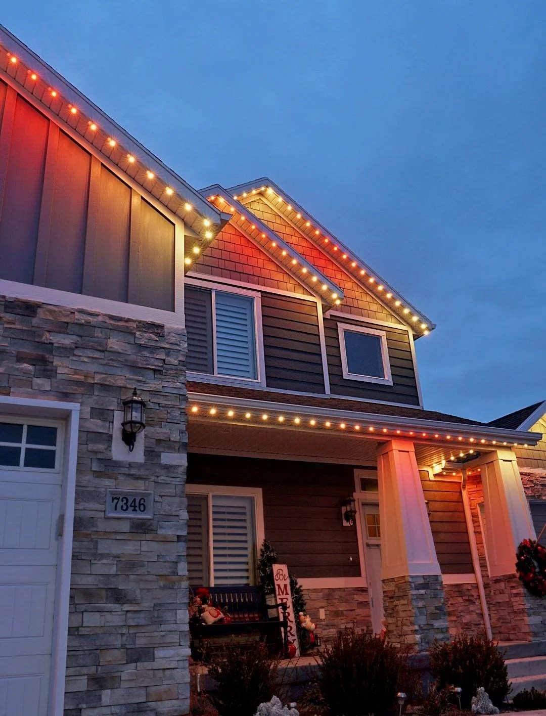 Photo Gallery Permanent Accent & Holiday Lighting