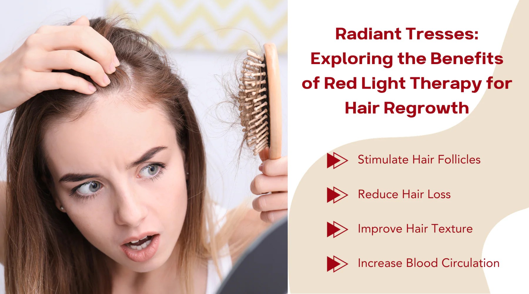 Radiant Tresses Exploring the Benefits of Red Light Therapy for Hair