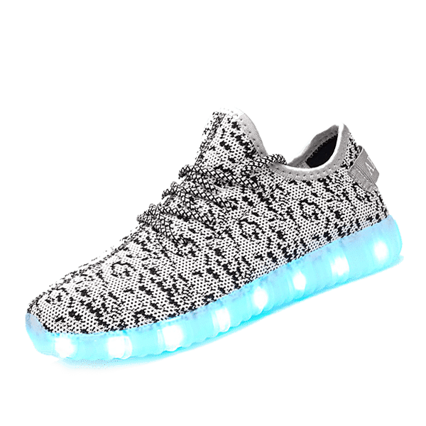 Unisex LED Shoes Luminous Flashing Sneakers Usb Charging Light up
