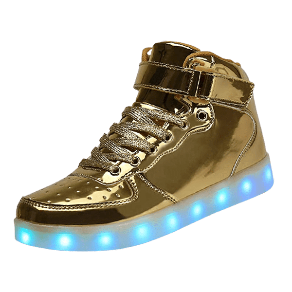 Odema LED Shoes Unisex High Top Light Up Sneakers for Women Men Light