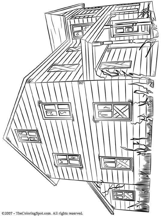 Up House Coloring Pages