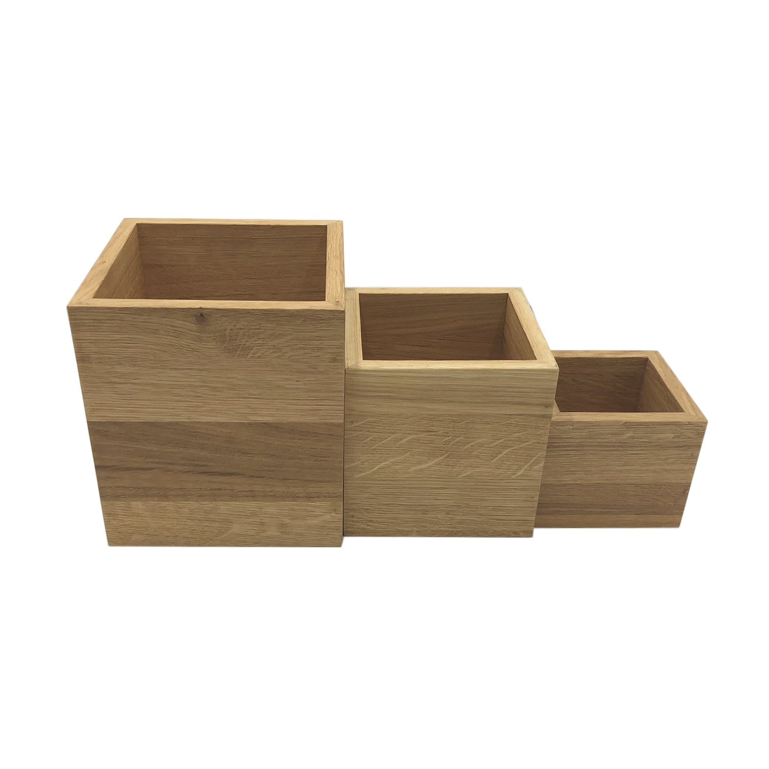 Oak Box Riser Set Attractive and Multifunction Display
