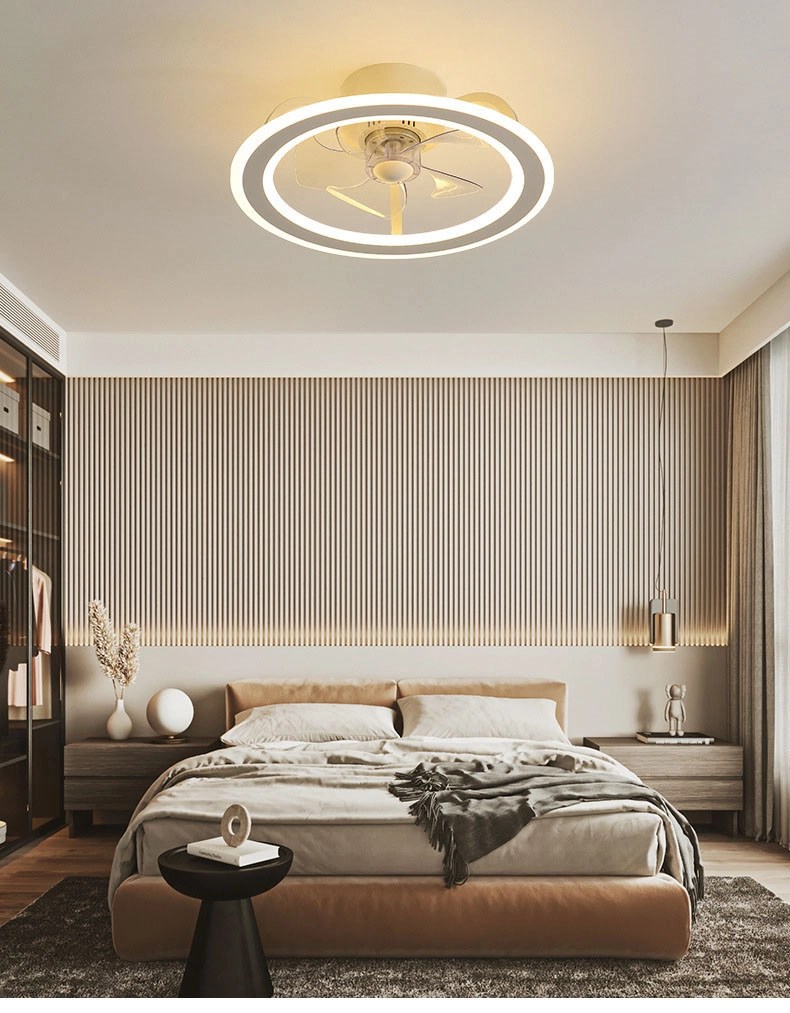 LIGTOP 48CM LED Bedroom Fan Light Invisible Living Room Light