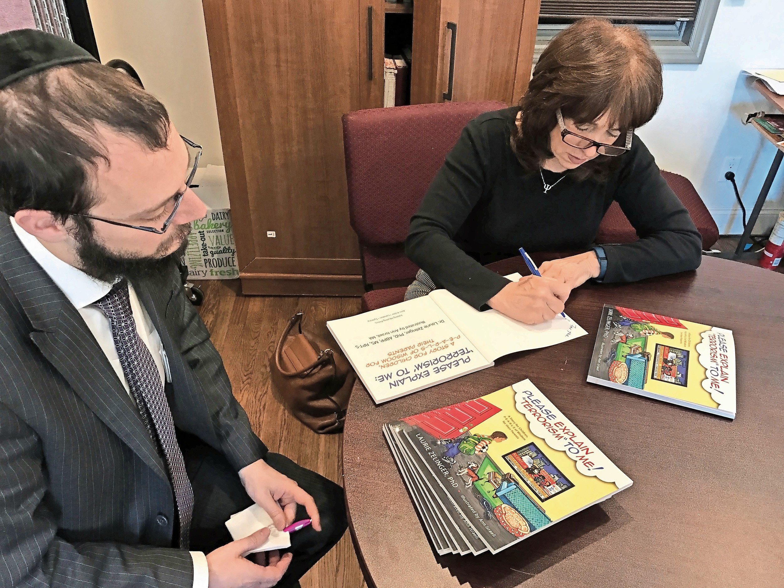 Cedarhurst Psychologist Donates Books Going to Israel