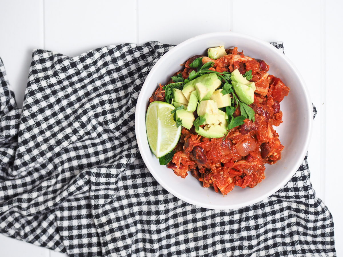 6 Ingredient Jackfruit Chilli Like A Vegan