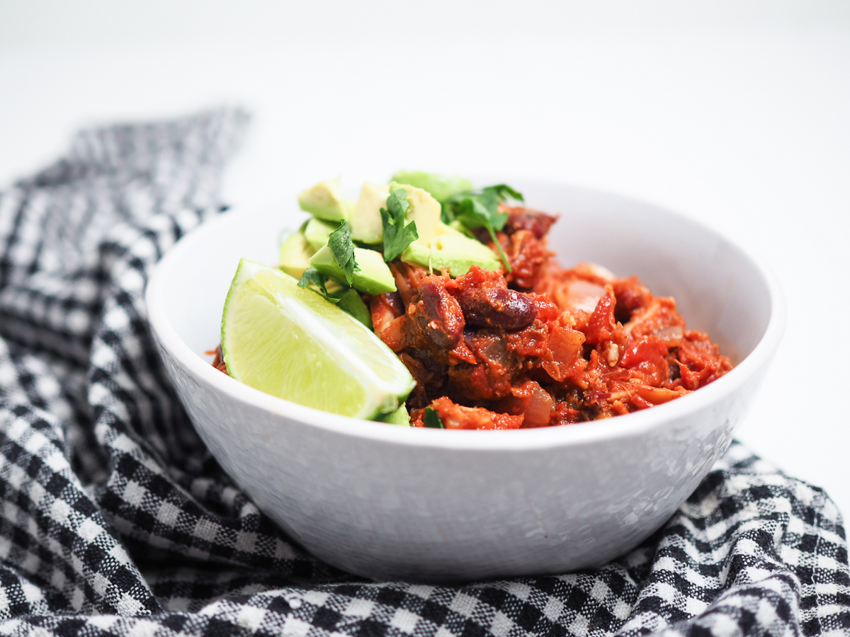 6 Ingredient Jackfruit Chilli Like A Vegan