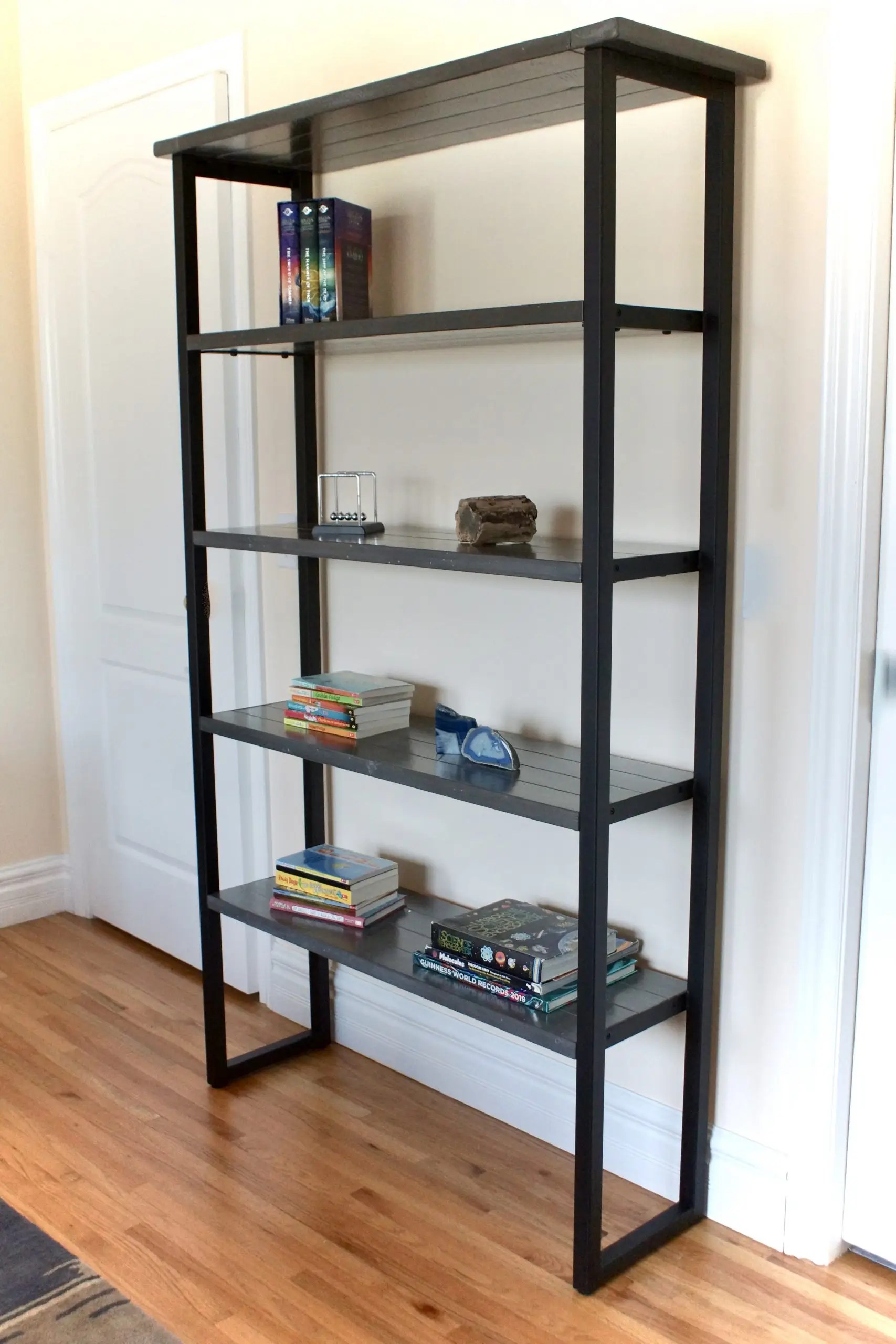 Wood & Iron Bookcase Liken Woodworks