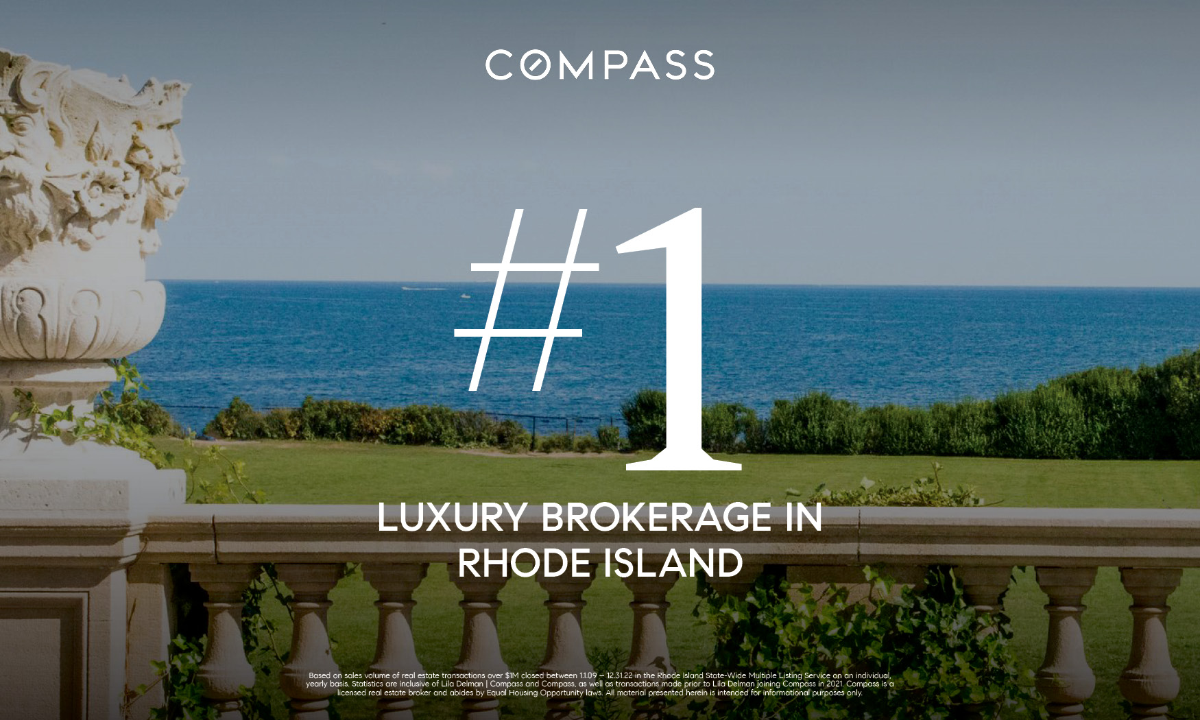 COMPASS LEADS RHODE ISLAND’S LUXURY REAL ESTATE MARKET AND CELEBRATES