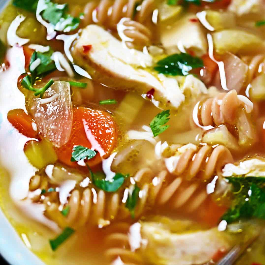 SCD Chicken Rotini Soup Lila Ruth Grain Free