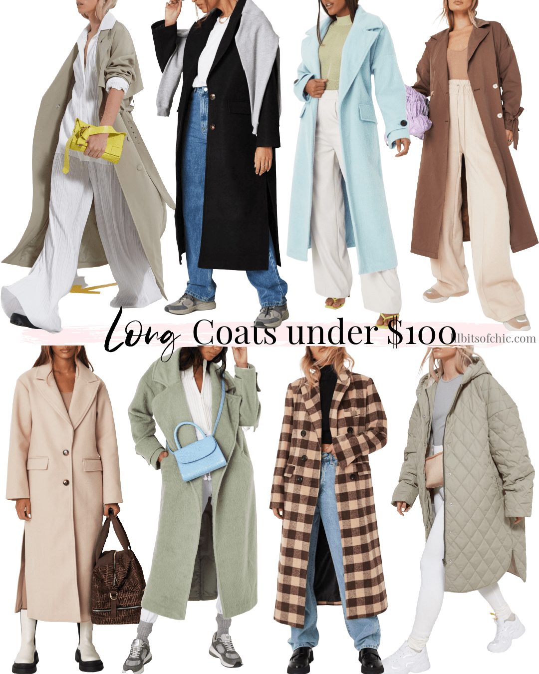 Stylish Long Coats under 100 Lil bits of Chic