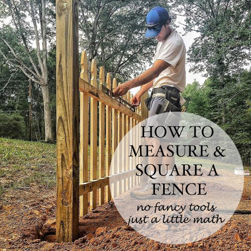 How to Measure and Square a Fence Layout