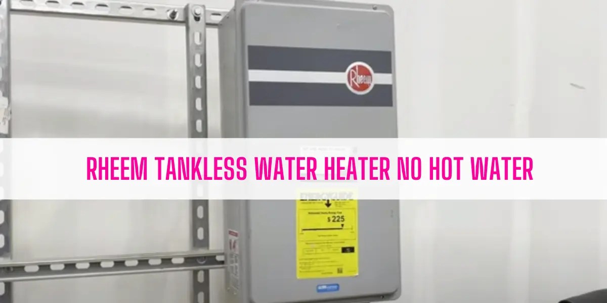 Rheem Tankless Water Heater No Hot Water [9 Solutions]