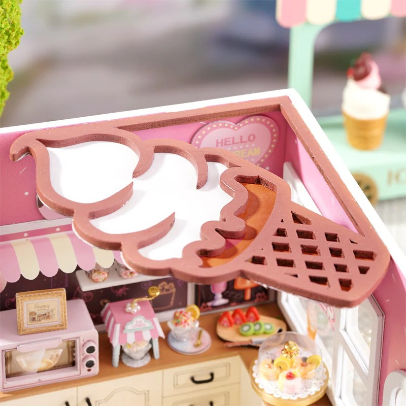 DIY Miniature Ice Cream Shop Lil' Haven