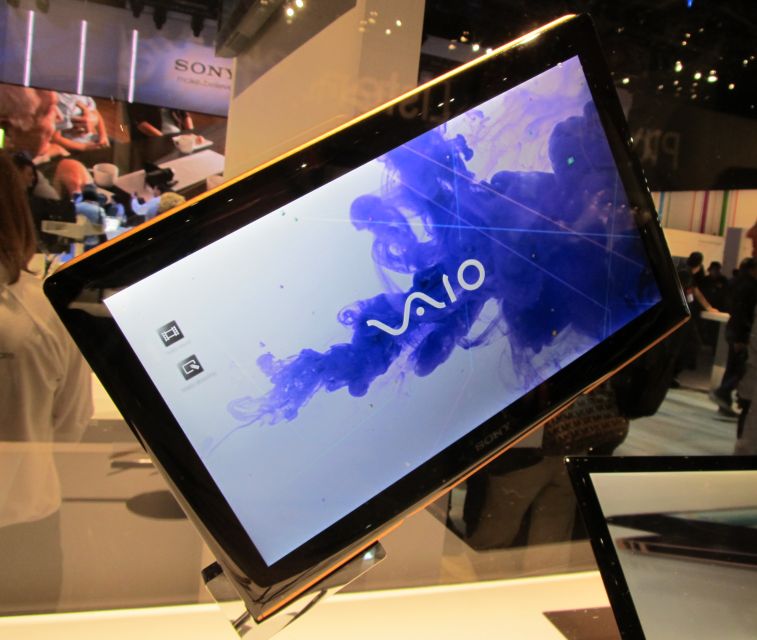 Sony introduces Vaio tablet concept with slideout keyboard Liliputing