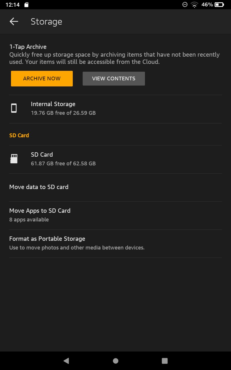 How to use an SD card with Amazon's Fire tablets Liliputing