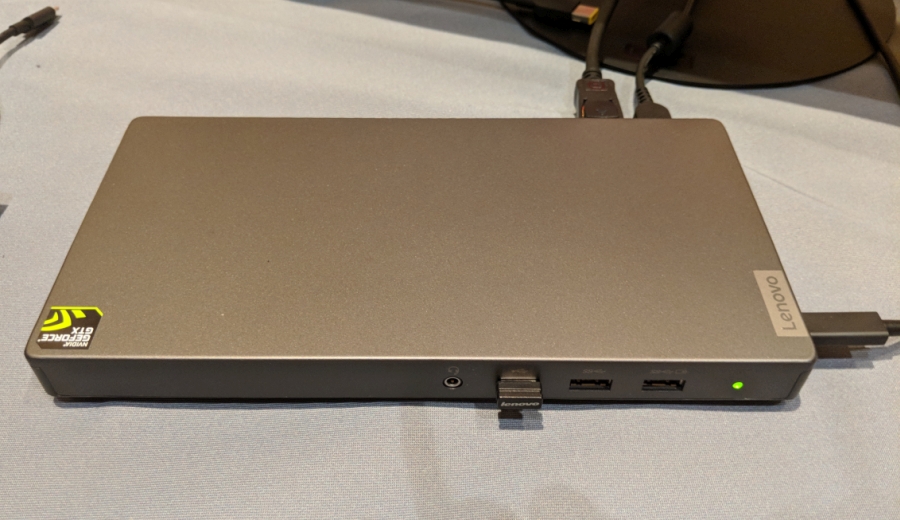 Lenovo Thunderbolt 3 Graphics Dock with NVIDIA GTX 1050 graphics coming