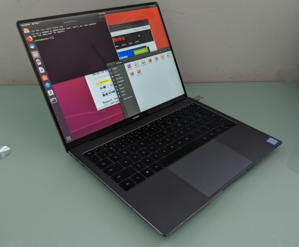 First look Huawei MateBook X Pro with Ubuntu 18.04 Linux Liliputing